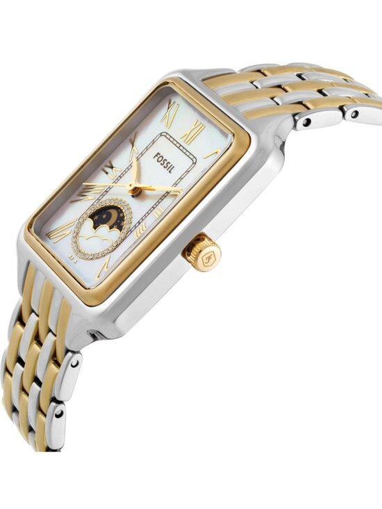 NWT Fossil Raquel Quartz White Mother of Pearl Dial Ladies Watch